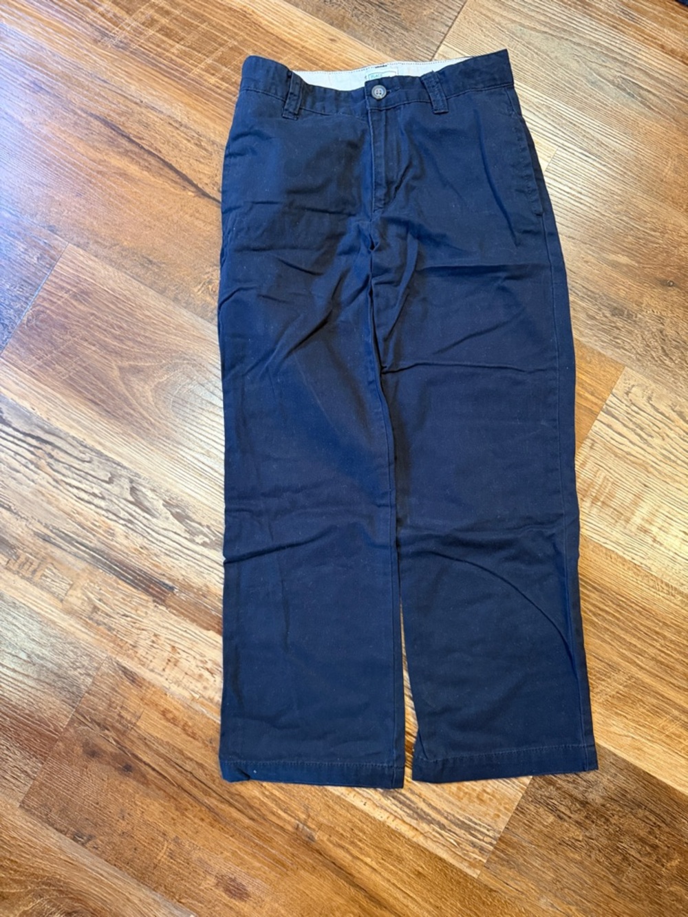 Place Men's Dark Navy Straight Chinos